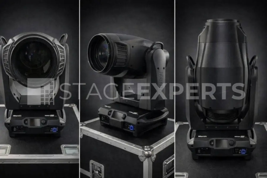 Martin MAC III Performance – 7 Spot Movers with Flight Cases