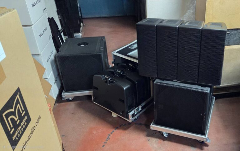 Martin Audio MLA Mini system with MSX subs, cases & rig