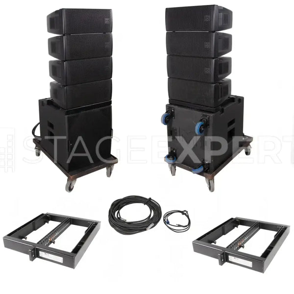 Martin Audio MSX/MLA Mini Line Array Set – 8 Tops, 2 Subs