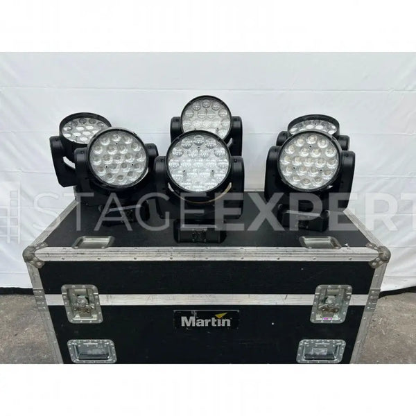 Martin MAC Aura – 6 Fixtures with Flight Case & Clamps Kit