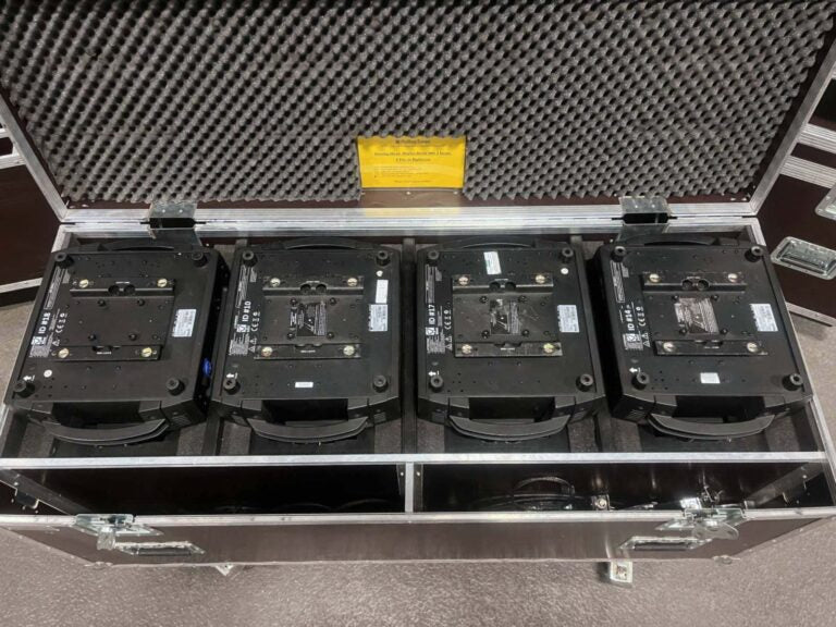 Martin RUSH MH 3 Beam – 16 Fixtures with Cases & Rigging