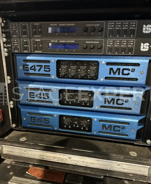 MC2 Amp Rack – E45, E475 & DP2140 Controllers in ML-Case