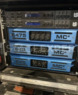 MC2 Amp Rack – 2x E45, E475, 2x DP2140 in ML-Case