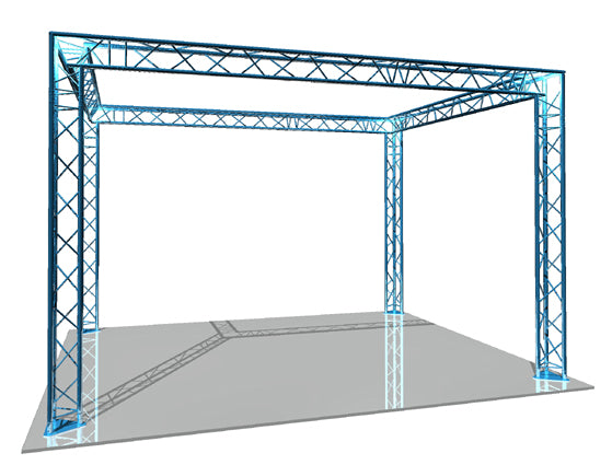 DECOTRUSS Exhibition Stand Truss Kit, 4 x 3 x 2.55 m
