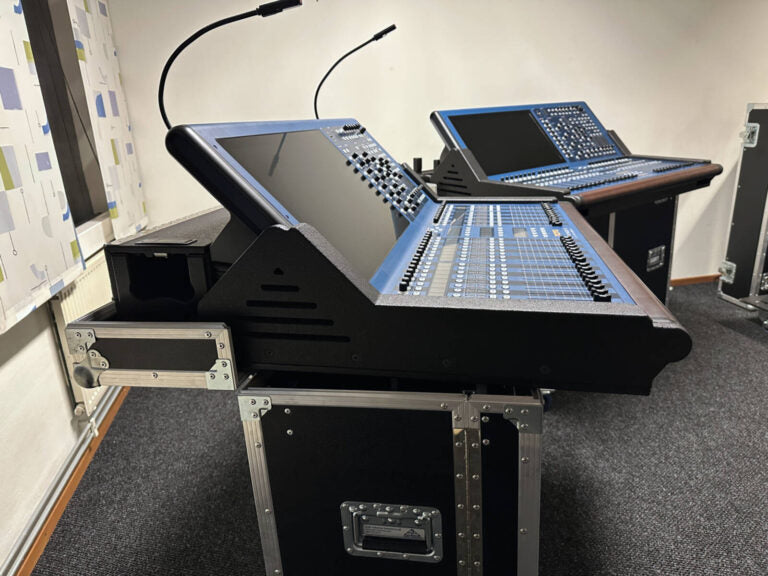 Midas HD96 Digital Console with Dante/MADI, Flight Case