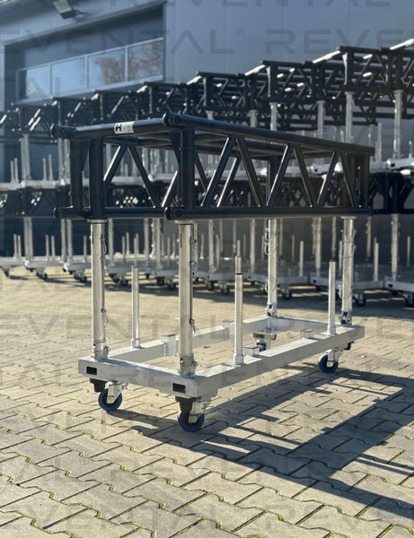 HOF MLT THREE MLT3 160 cm Pre‑Rig Truss + Folding Dolly