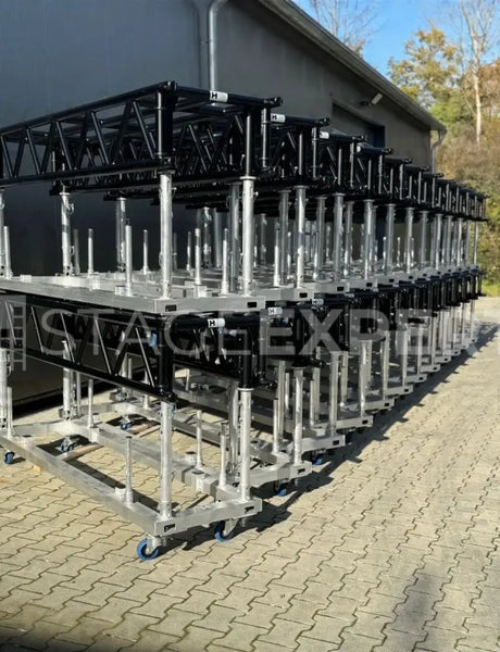 HOF MLT THREE MLT3 2.4 m Pre‑Rig Truss + Folding Dolly