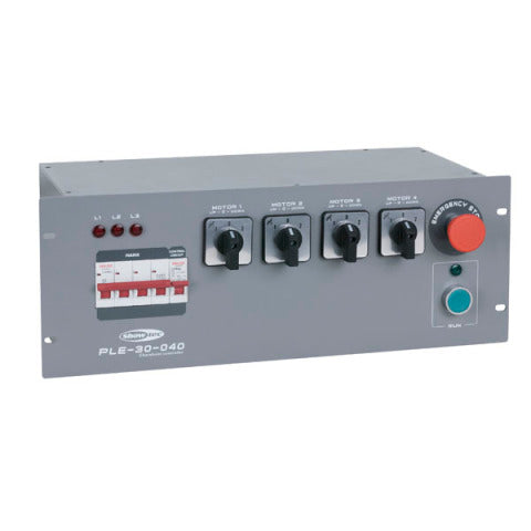 Showtec PLE 30-040 4-Channel Chain Hoist Controller, 19in 4U