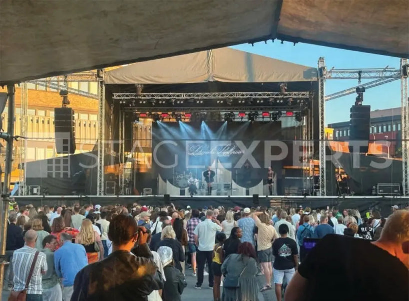 Prolyte MPT 12×10 Stage System – Turn‑Key Roof & Layher