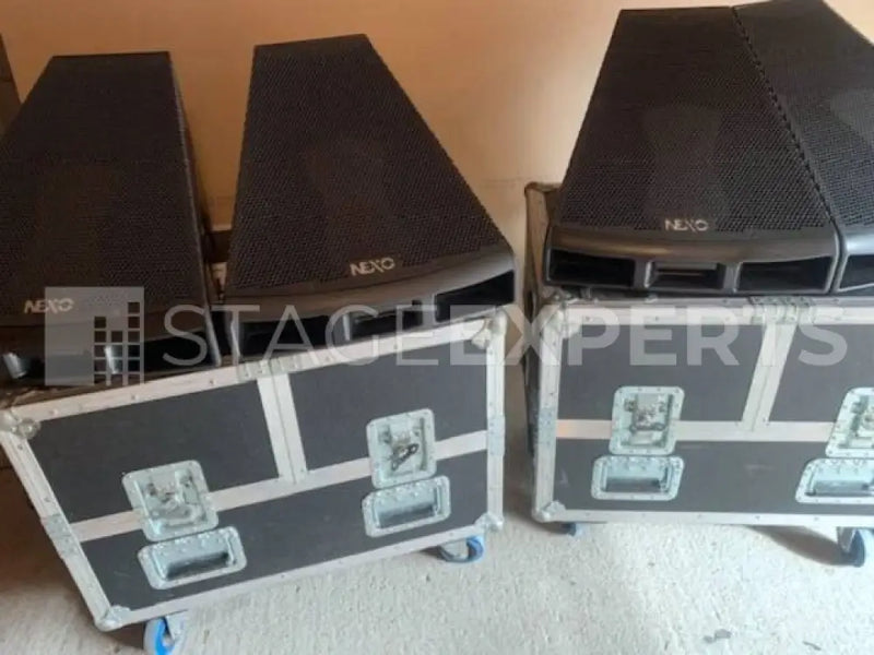 NEXO 45N12 Line Monitors (Pair) with Amptown Flightcase