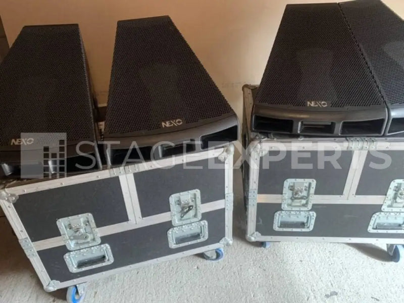 Nexo 45N12 Pack of 12 Stage Monitors with Flightcases
