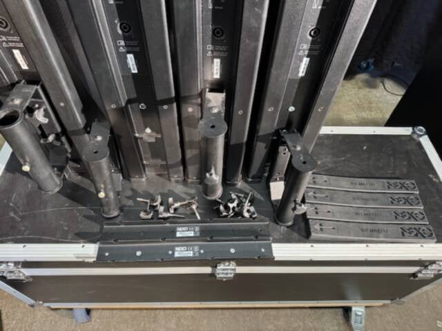 Nexo ID84T/ID312T + NXAMP 4x1mk2 Column PA System Package