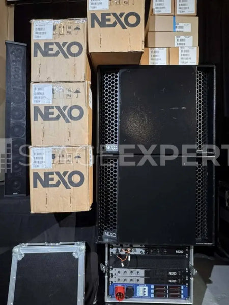 Nexo ID84t + LS18 complete system with DTD amps, DSP & rigging