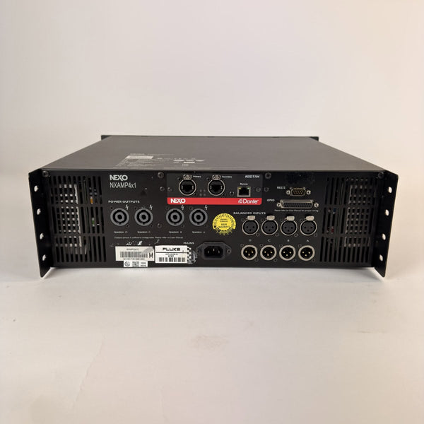 NEXO NXAMP4x1 + Dante – 4‑channel System Amplifier Controller DSP
