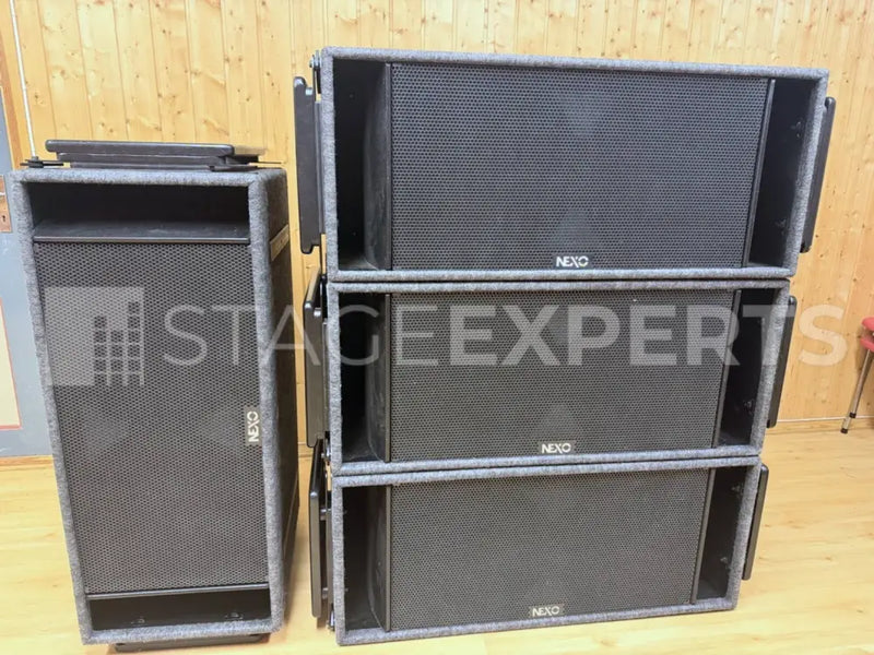 Nexo RS15 Package 4pc – Compact 15-inch Subwoofer Bundle