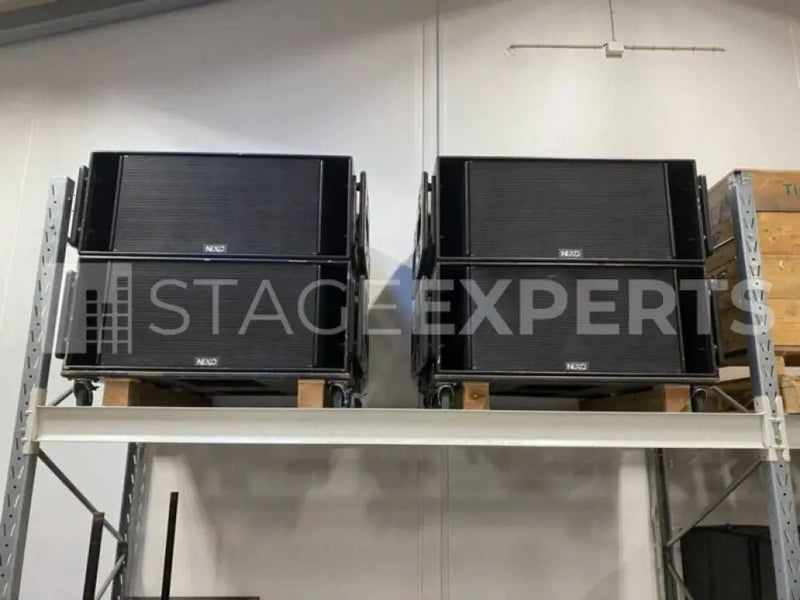 NEXO RS15 Subwoofers – Set of 4 with Dollies, Used Condition