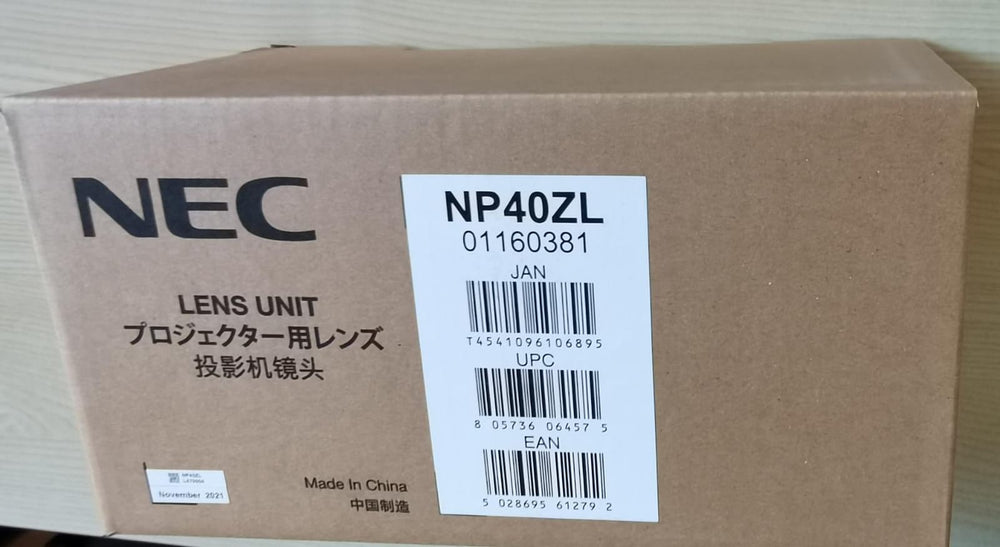 NEC NP40ZL Short-Throw Zoom Lens 0.8–1.1:1 for PA Series