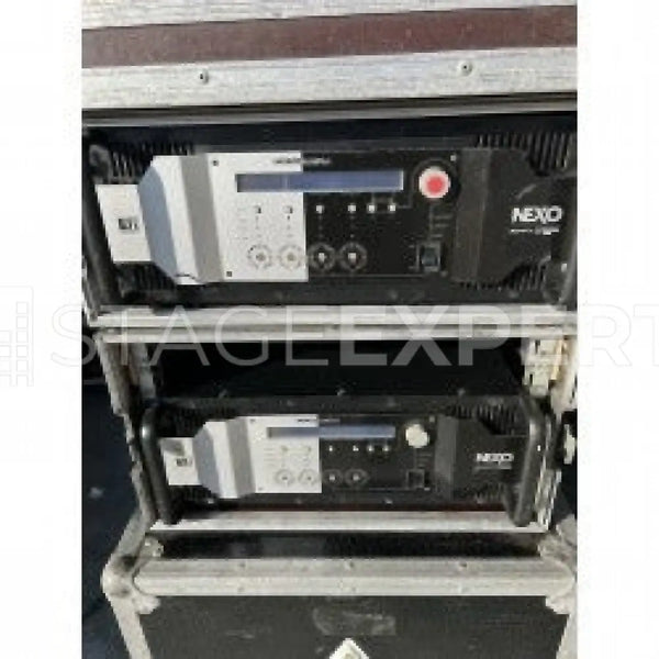 NEXO NXAMP4X4 System Amplifier – 4‑Channel DSP, 3U Rack