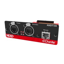 NEXO NXDT104MK2 Dante Card, 4-Ch Network Audio for NXAMP