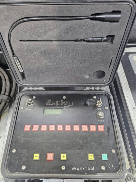 explo X2 Wave Flamers Pair with TX2 70k Controller