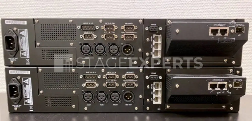 RTS RP-1332 Keypanel Pair – OMNEO Fibre Dante Intercom