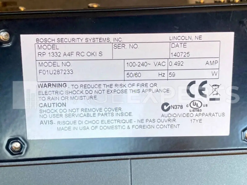 RTS RP-1332 Keypanel Pair – OMNEO Fibre Dante Intercom