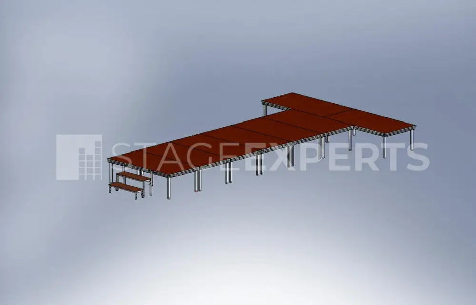Catwalk Stage Deck Kit 16 m² – Indoor Fashion Show