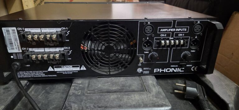 Phonic ICON 700 Dual-Channel System Amplifier 70V/100V