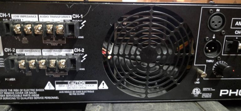 Phonic ICON 700 Dual-Channel System Amplifier 70V/100V