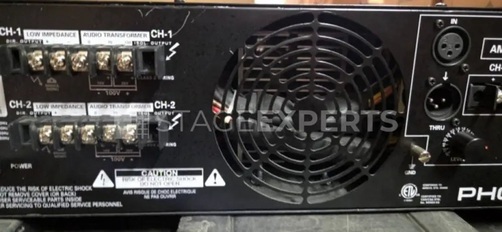 Phonic ICON 700 Dual-Channel System Amplifier 70V/100V