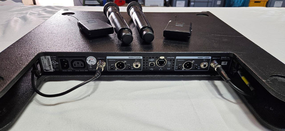 Shure UR4D J5E Wireless Set (578–638 MHz) with UR2/UR1