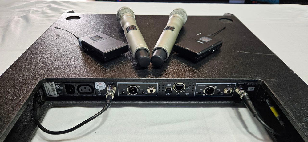 Shure UR4D J5E Set 578–638 MHz with UR2 KSM9 + UR1