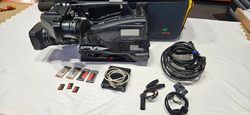 Sony PMW-350 kit with viewfinder, lens and accessories