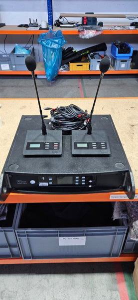 the t.bone Speech 100 22/2 Discussion System Set, 24 Mics