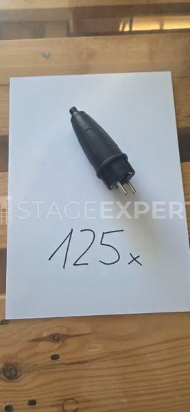 Merten Schuko Plug – 125x Bulk Set for Pro AV Power Supply