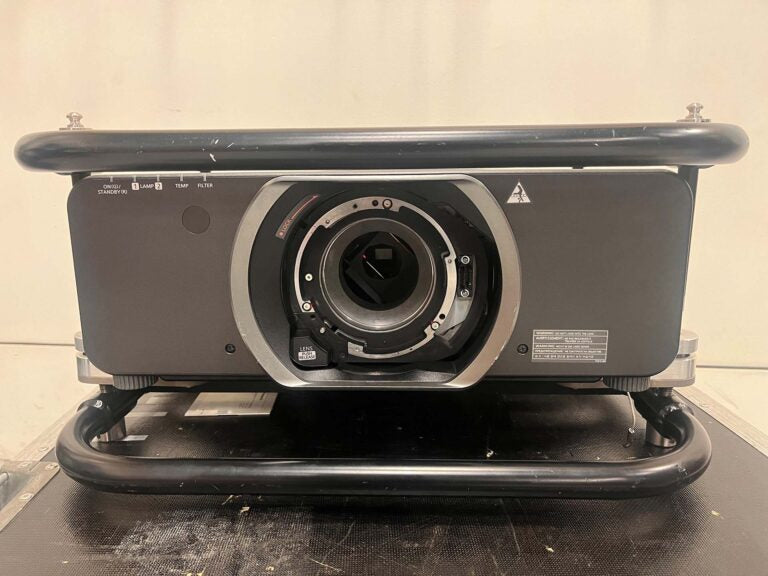 Panasonic PT-DZ13KEJ Projector with Frame & Flight Case