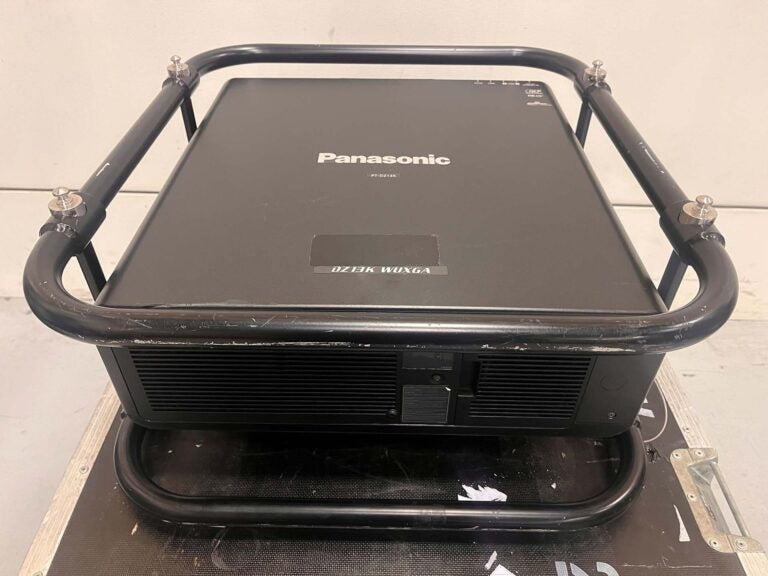 Panasonic PT-DZ13KEJ Projector with Frame & Flight Case