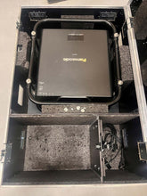 Load image into Gallery viewer, Panasonic PT-DZ13KEJ Projector with Frame &amp; Flight Case
