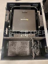 Load image into Gallery viewer, Panasonic PT-DZ13KEJ Projector with Frame &amp; Flight Case
