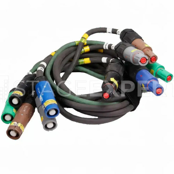 SE Misc Powerlock 500A Bundle – 5x Cables, EU/UK, 2.5/5m