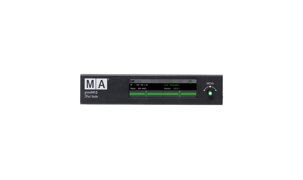 MA Lighting grandMA3 2Port Node | MA-Net3, Art-Net, sACN