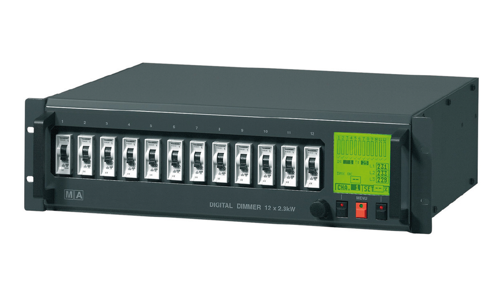 MA Lighting 12-Channel Digital Dimmer, 2.3 kVA, Han 16E