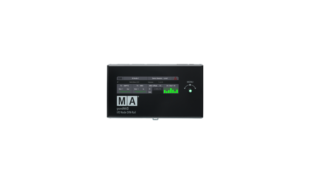 MA Lighting grandMA3 I/O Node DIN‑Rail Network Interface