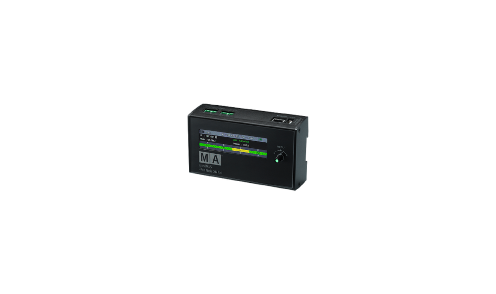 MA Lighting grandMA3 4Port Node DIN-Rail – DMX/RDM PoE