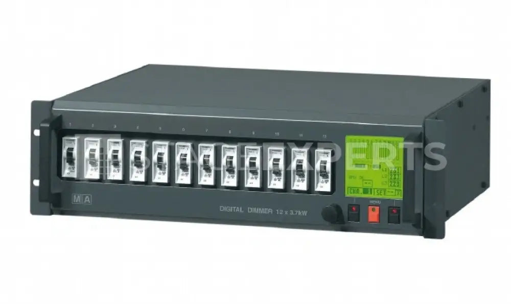 MA Lighting Digital Dimmer 12x20A 120V Socapex Rackmount