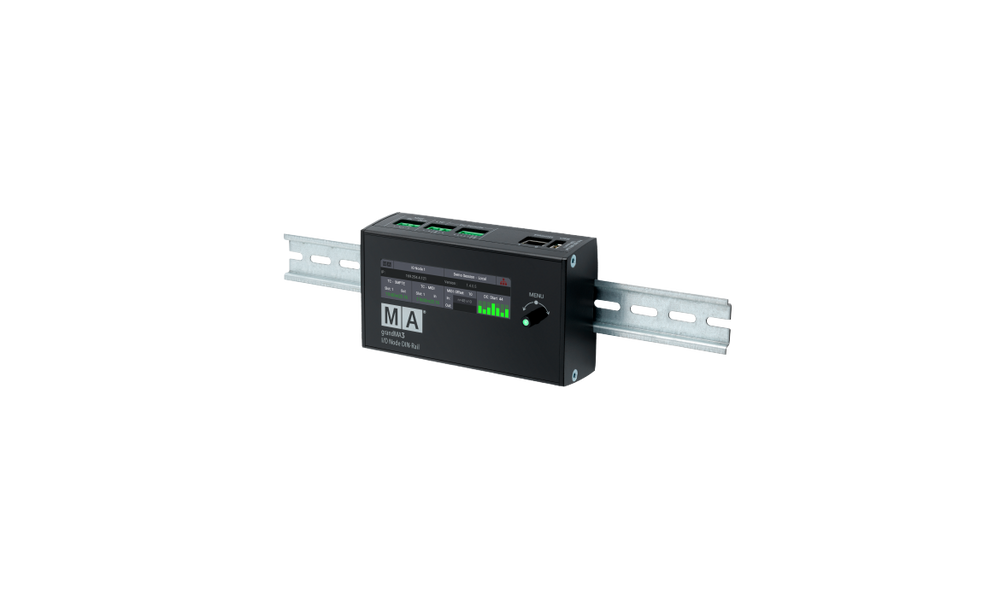 MA Lighting grandMA3 I/O Node DIN‑Rail Network Interface
