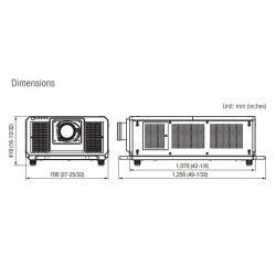 Panasonic PT-RZ31K 3-DLP Laser Projector, 30,000 lm WUXGA