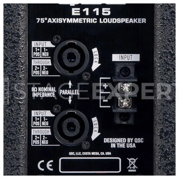 QSC E115 Passive 15-inch Loudspeaker – New in Box
