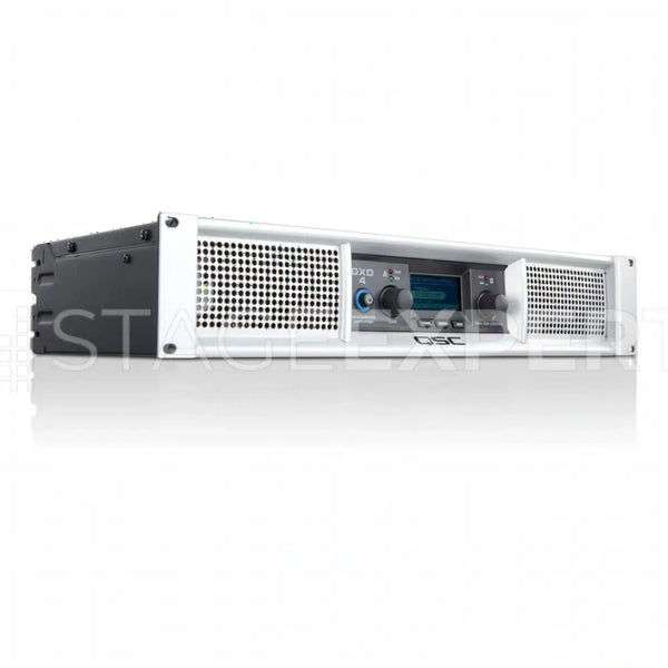 QSC GXD4 Power Amplifier with DSP – Lightweight, Fast Setup