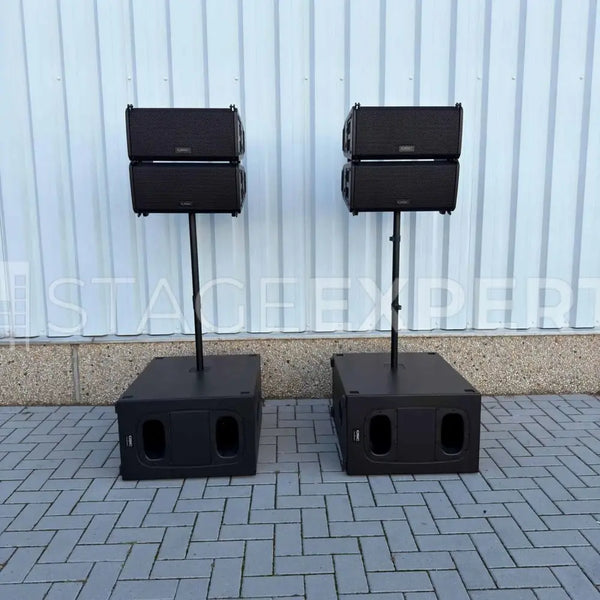 QSC LA108 (4) + KS212C (2) – Ex Demo Line Array Set